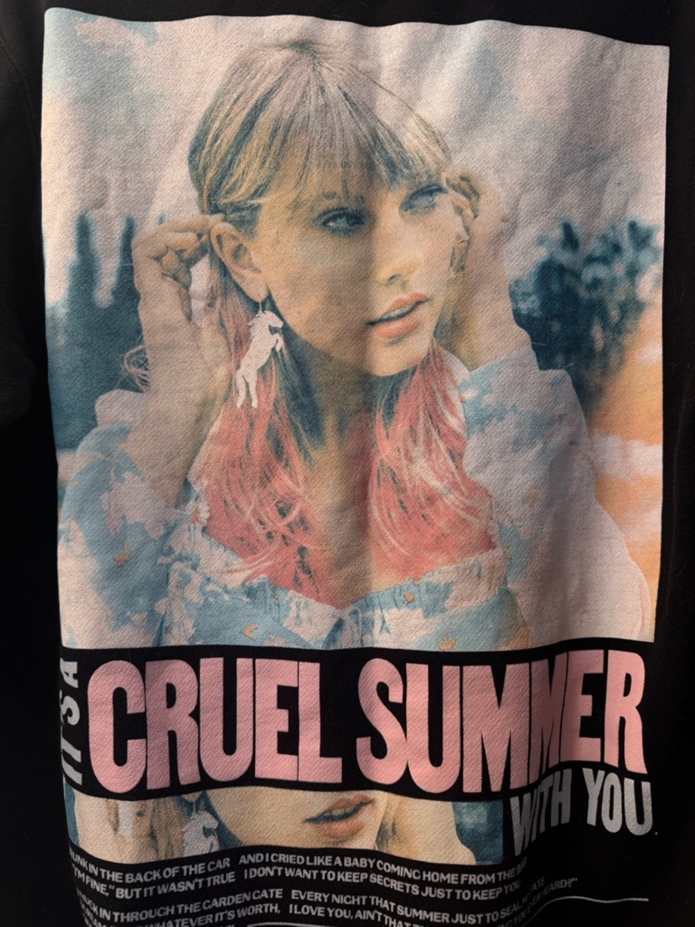 Taylor Swift Official Merch Cruel Summer Sweatshirt - Picture 3 of 4